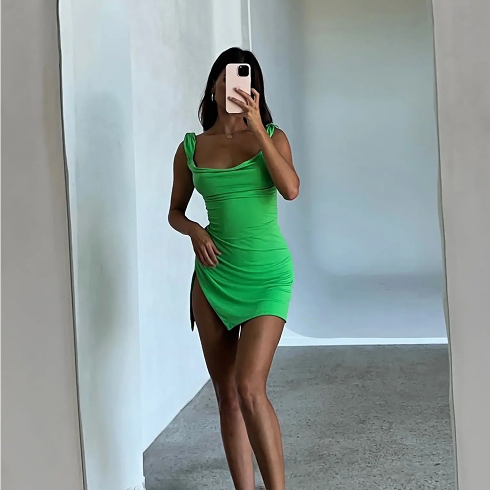 Tiger Mist Joslin Dress in Green